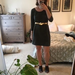 T-shirt dress with 3/4 length sleeves